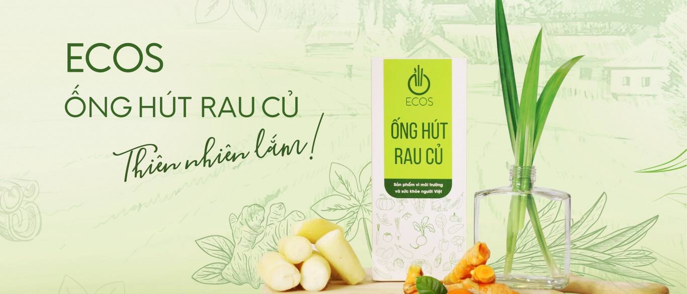 ECOS — Ống hút rau củ, thiên nhiên lắm!